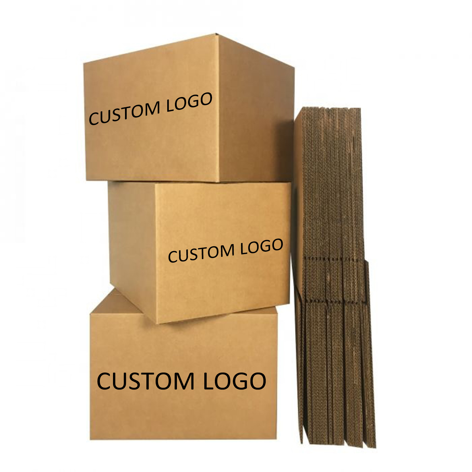 custom logo corrugated box