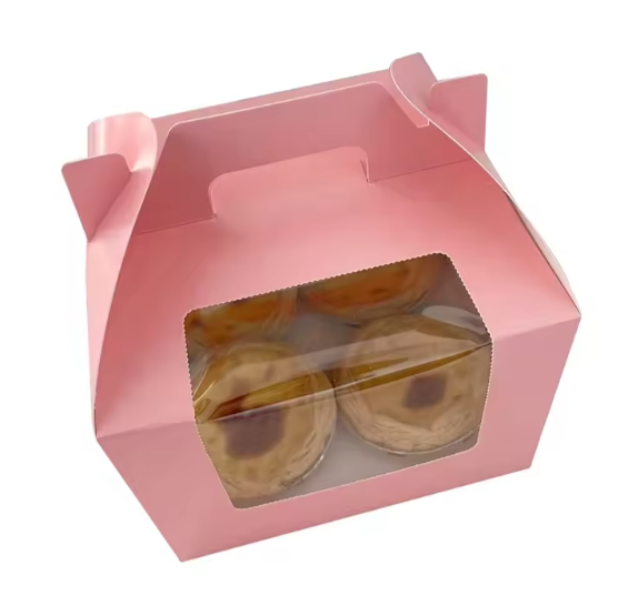 Cheap Food Grade Paper Customizable Cake Box Dessert Packaging Slice